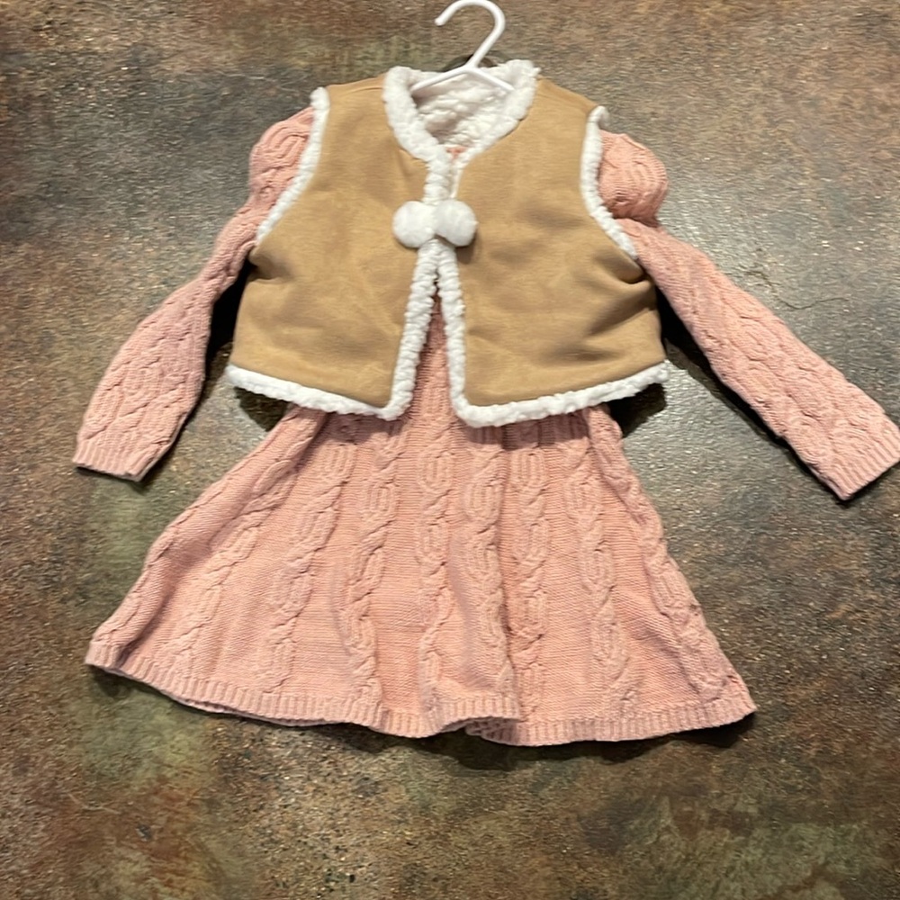 Sweater dress & vest 24 Months